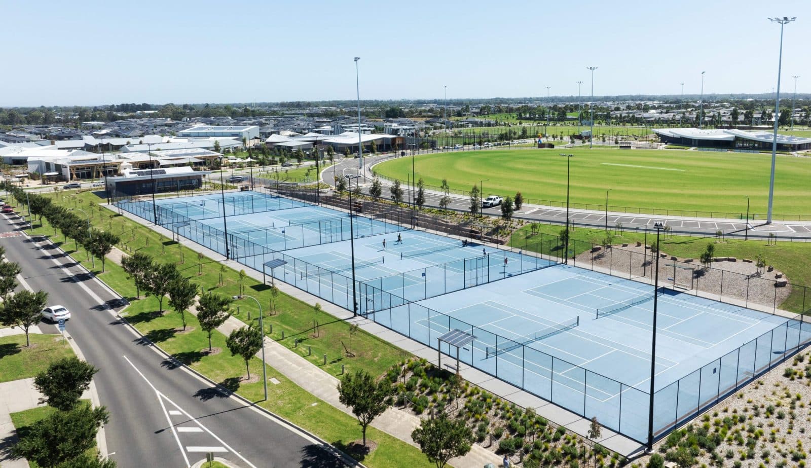 Clyde Tennis Club tennis courts