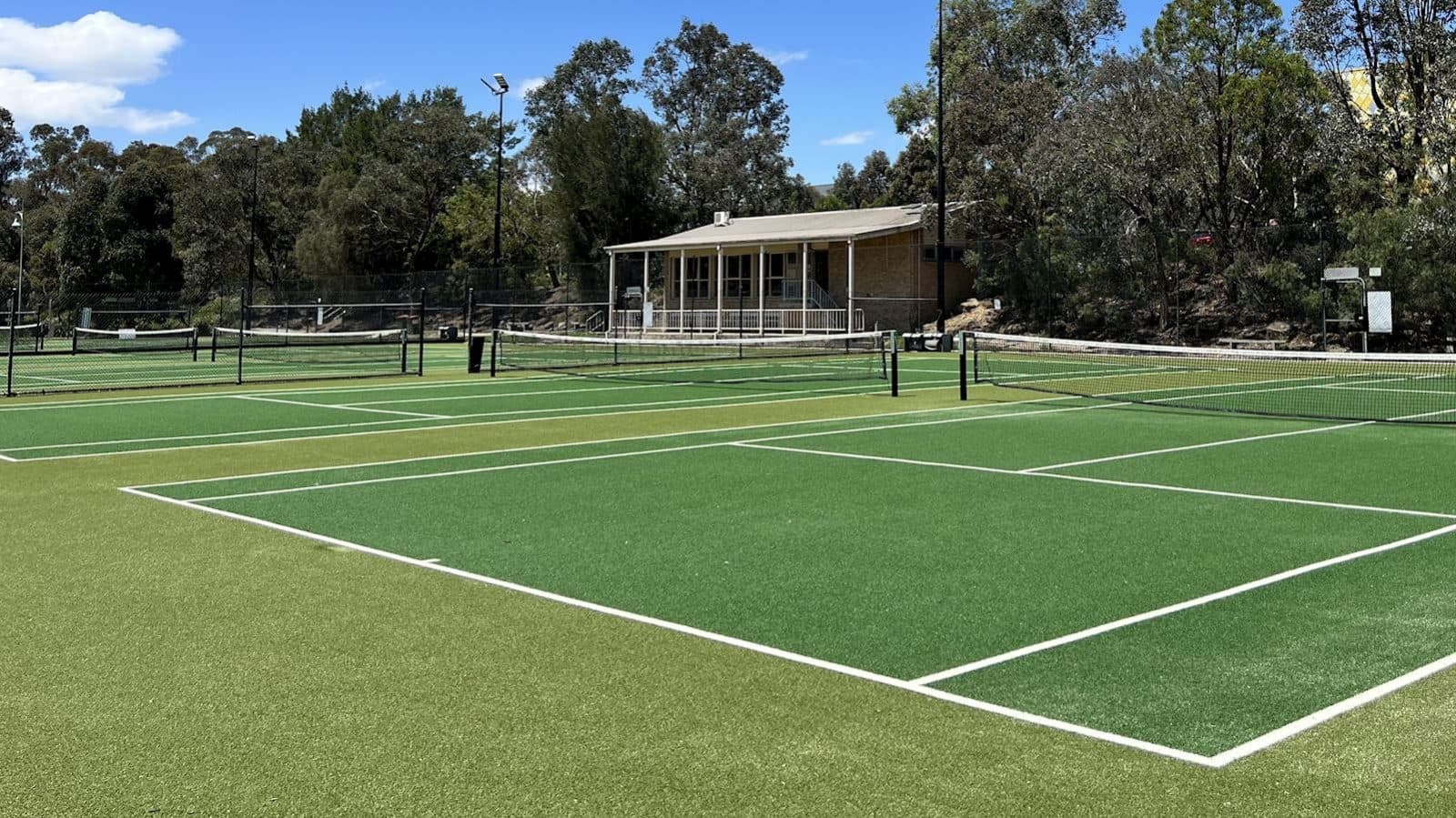 Currawong Tennis Club tennis courts