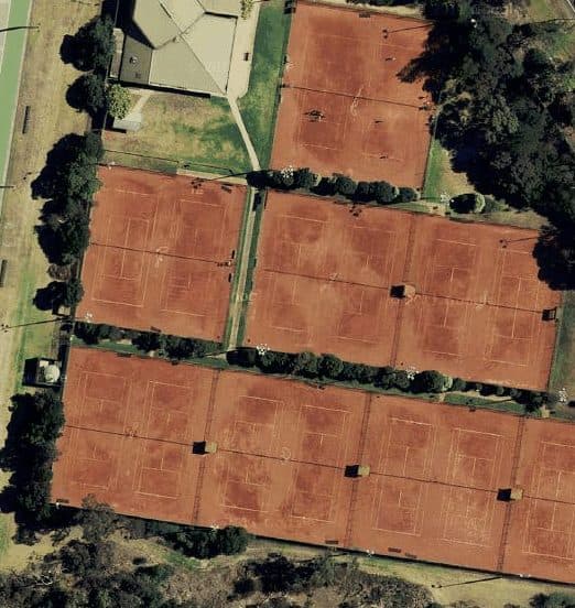 Dingley Tennis Club tennis courts