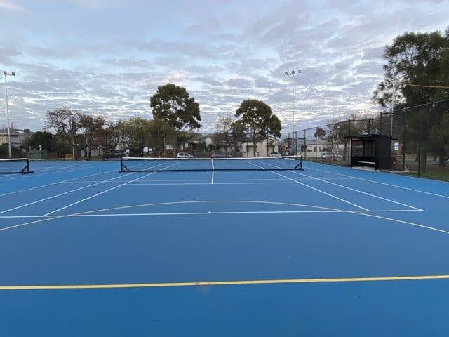Donald McLean Reserve tennis courts