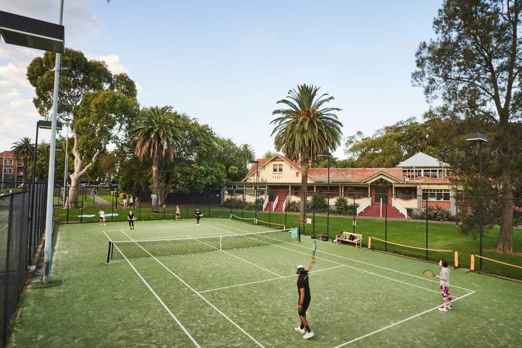 Fawkner Park Tennis Centre tennis courts
