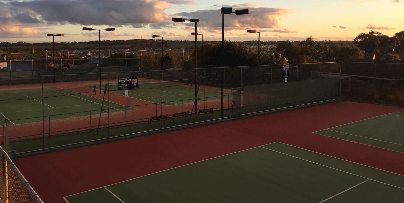 Grovedale Tennis Club tennis courts