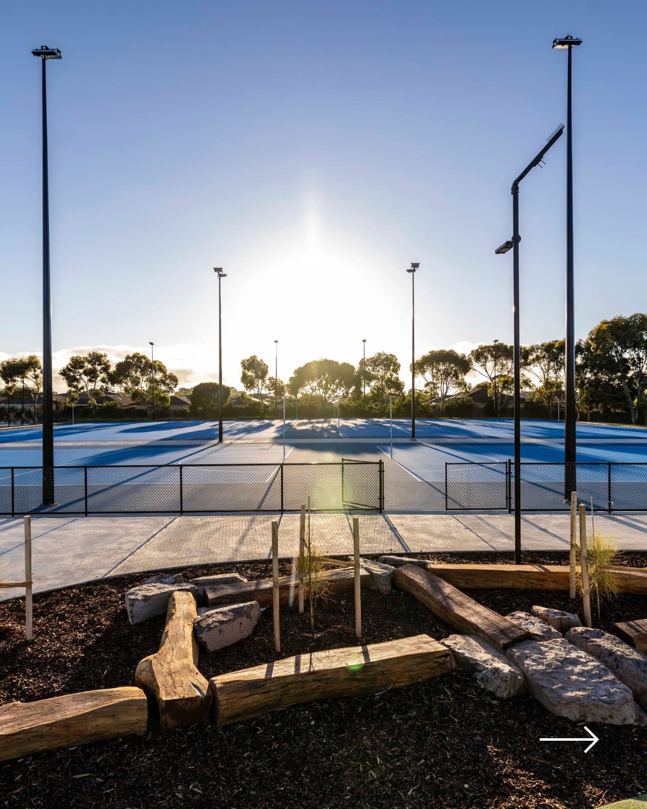 Jamieson Way Reserve tennis courts