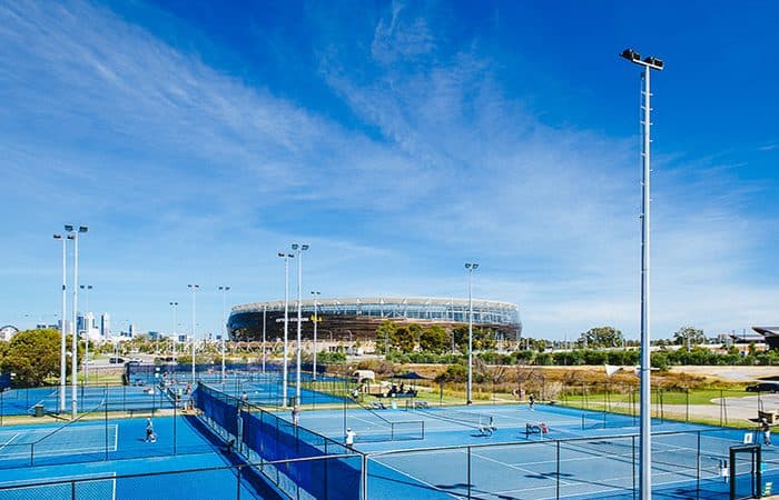 State Tennis Centre tennis courts