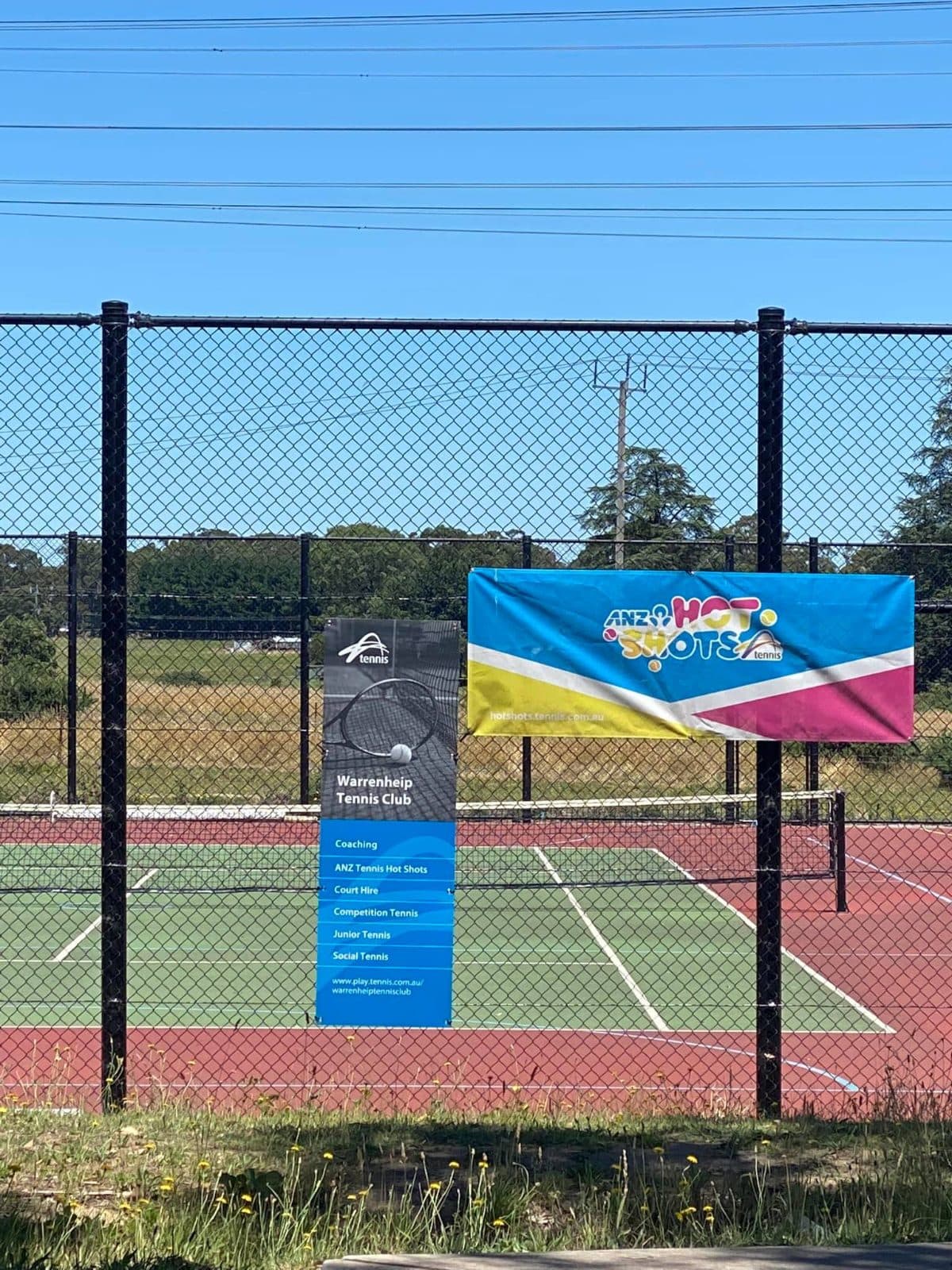 Warrenheip Tennis Club tennis courts
