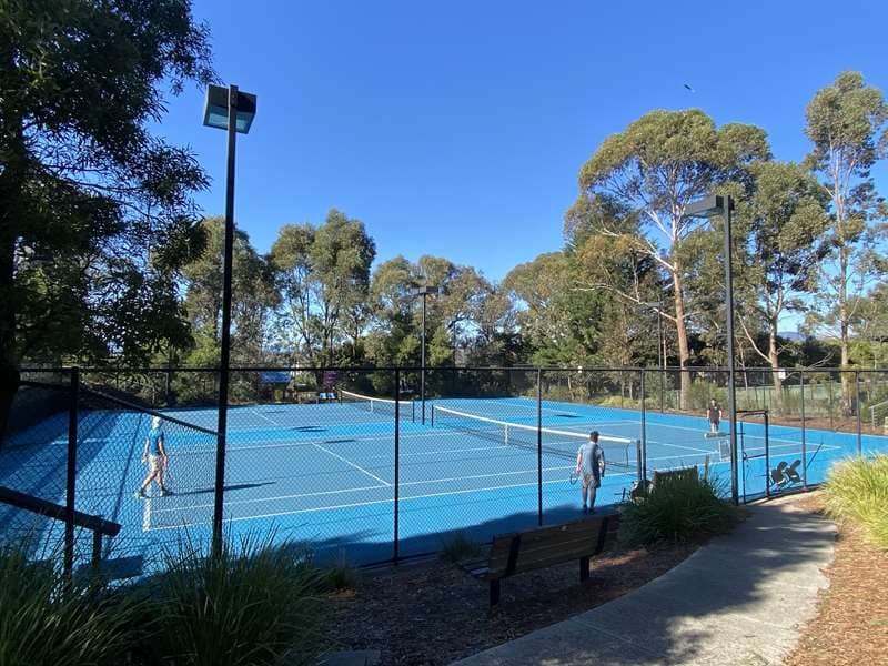 Wonga Park Tennis Club tennis courts